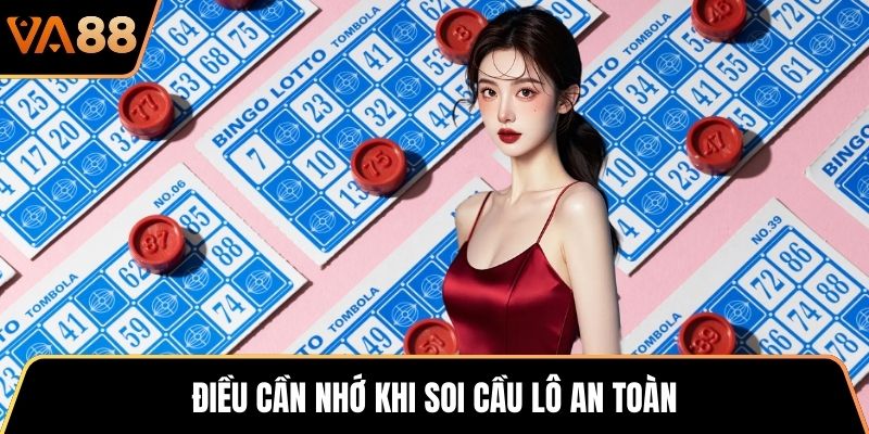 Điều cần nhớ khi soi cầu lô an toàn